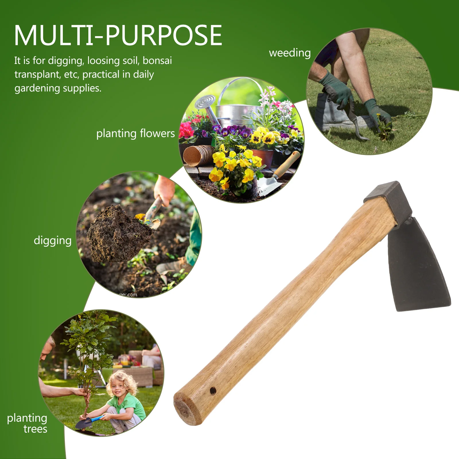 Digging Soil Tools How Planting Small Hoe Outdoor Gardening Asadon Para Jardineria 6