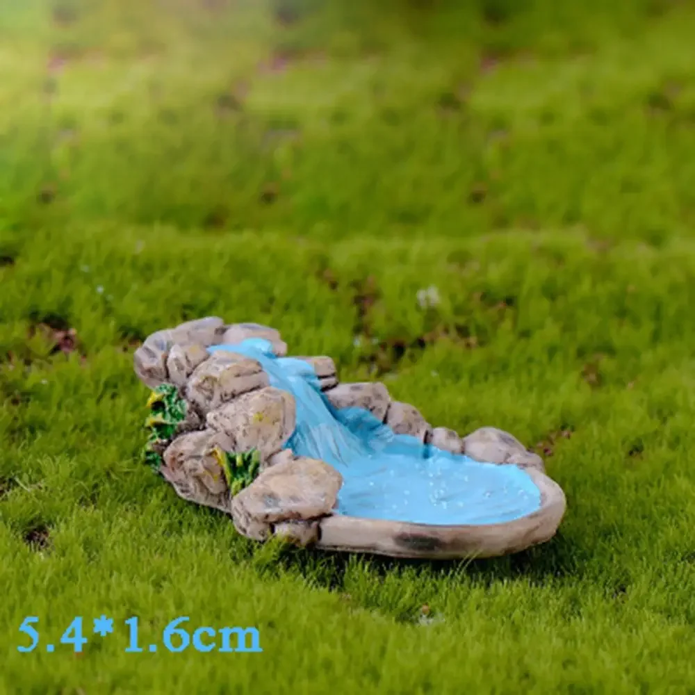 1pc DIY Miniature Fairy Garden Lawn Ornament Pot Craft Mountain Dollhouse Home Decor  Decoracion Desk Decoration Fairy Garden