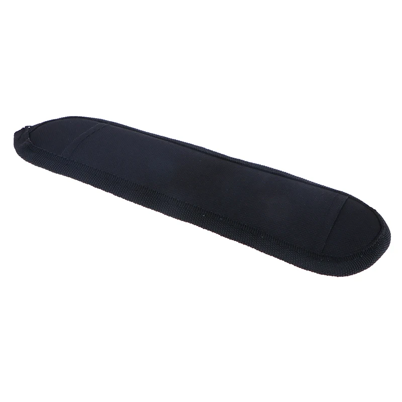 Black Thickened 8MM Oxford Cloth Shoulder Strap Belt Cushion Pad Replacement Travel Computer Bag Pass Through 50MM 1PC