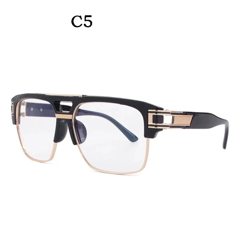 Vintage-Inspired Classic Luxury Sunglasses with Mirrored Lenses