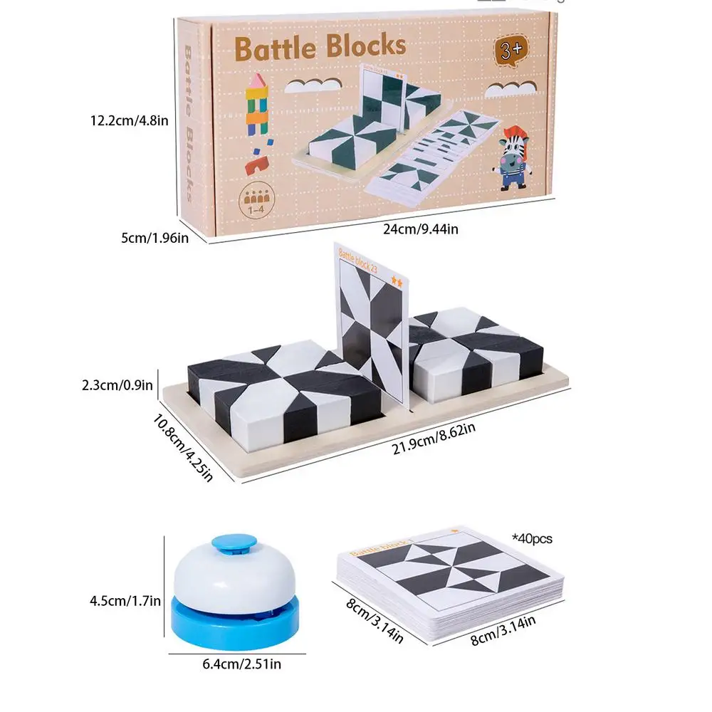 Geometric Puzzle Challenge Interactive Board Game