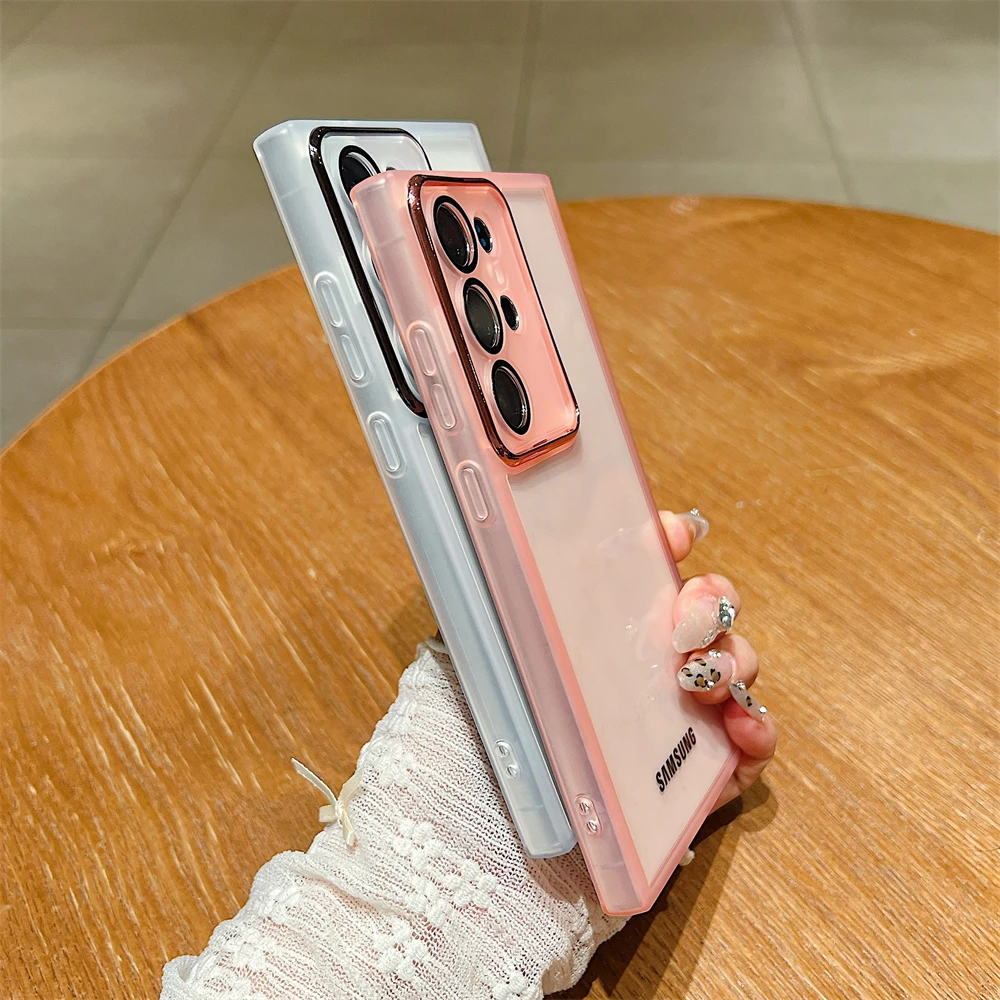 Luxury Transparent Shockproof TPU Phone Case - Clear Soft Cover Bumper