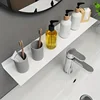 Wall Mounted Bathroom Storage Rack Hanging Shelf Cosmetic Storage Rack Shampoo Shower Gel Holder Organizer Bathroom Accessories 4