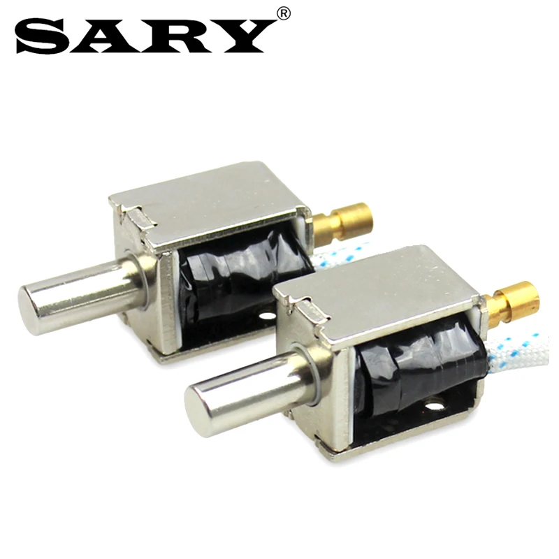 DC12V mini electric lock push-pull solenoid valve small electric bolt lock electric solenoid lock