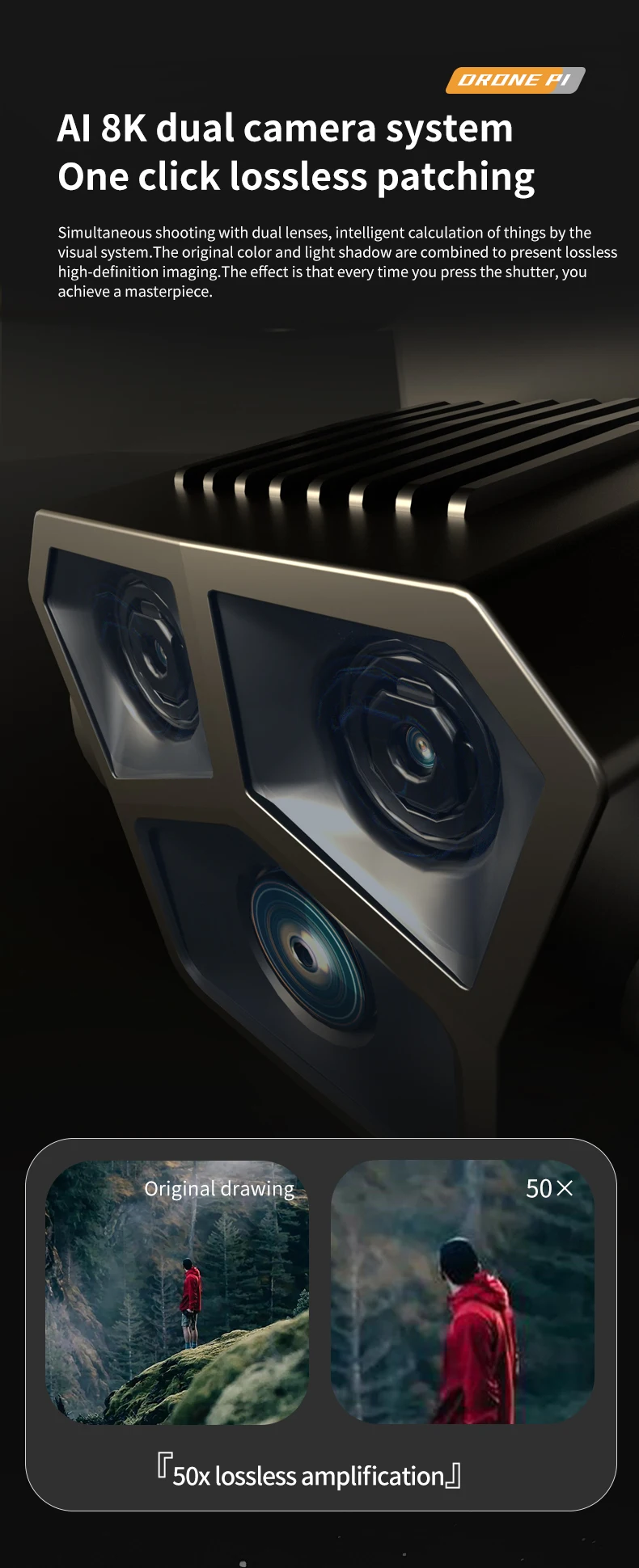 Description Picture 4 of item2024 P1 Mini Drone 8K Profesional 4K HD Camera Obstacle Avoidance Aerial Photography 5G 10Km Foldable Quadcopter Toy Sell Apron