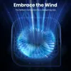 TOPK Mini Portable Fan,USB Desk Fan Table,Quiet 3 Speed Wind Personal Fan 360°Rotatable Head Standing Fans for Room Camping Hom 6