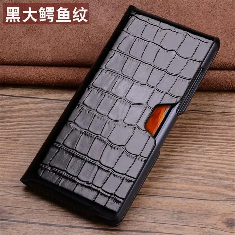 

Luxury Genuine Leather Material Pouch for Huawei Mate XS2 Case Bag