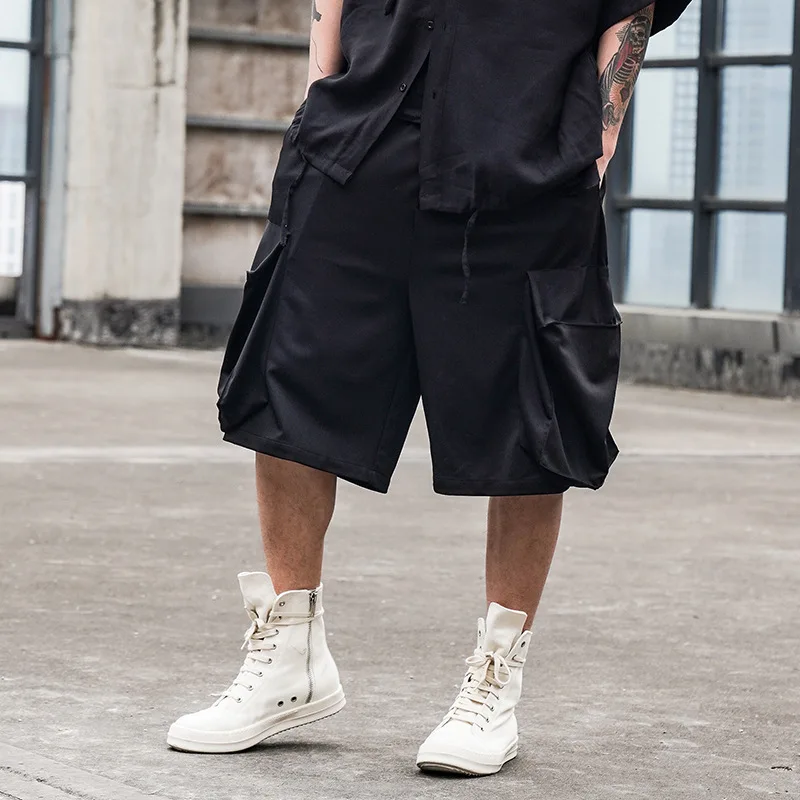 Men's Overalls Shorts Summer Beach Sports Shorts Comfortable Breathable Fashion Casual Jogging Wide Versatile Loose Shorts