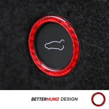 Carbon Fiber Performance Rear Trunk Switch Trim for Tesla Model 3 & Model Y (2019–2023 / Highland / Juniper)