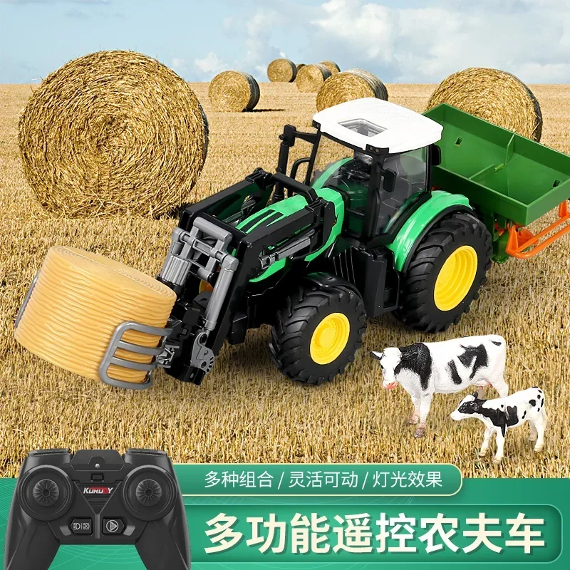 2024 6685-3 Remote Control Farmer'S Vehicle Multiple Combinations Multiple Combinations Rc Simulation Model Children Gifts Toy