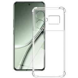 Shockproof Clear Soft Silicone Phone Case - Protective Back Cover Coque for Realme GT5 240W (Shockproof Case)
