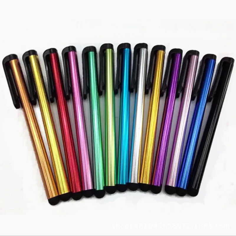 

500pcs Clip Design Universal Soft Head for Phone Tablet Durable Stylus Pen Capacitive Pencil Touch Screen Pen