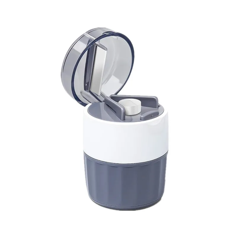 3-in-1 Multifunctional Pill Organizer and Crusher with Integrated Dispenser