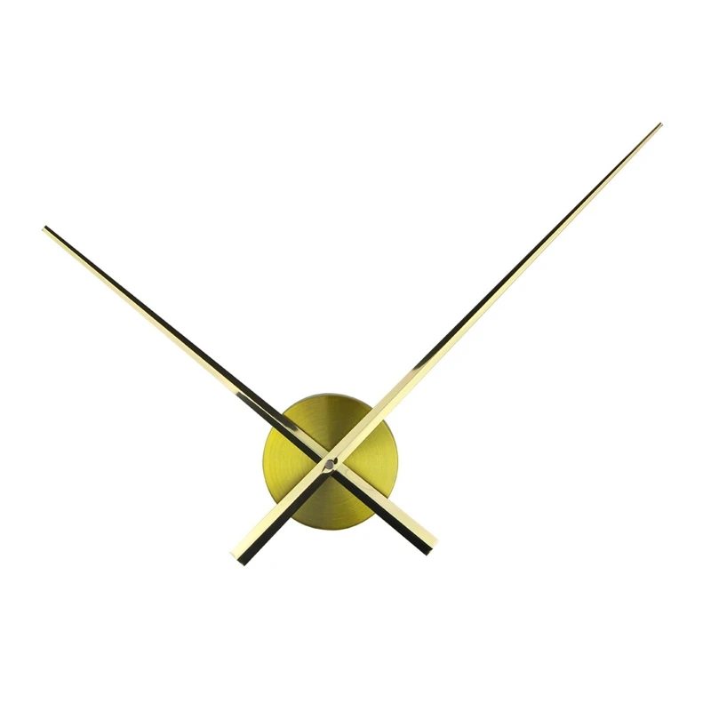 Modern Large Wall Clock with Silent DIY Movement and Long Hands
