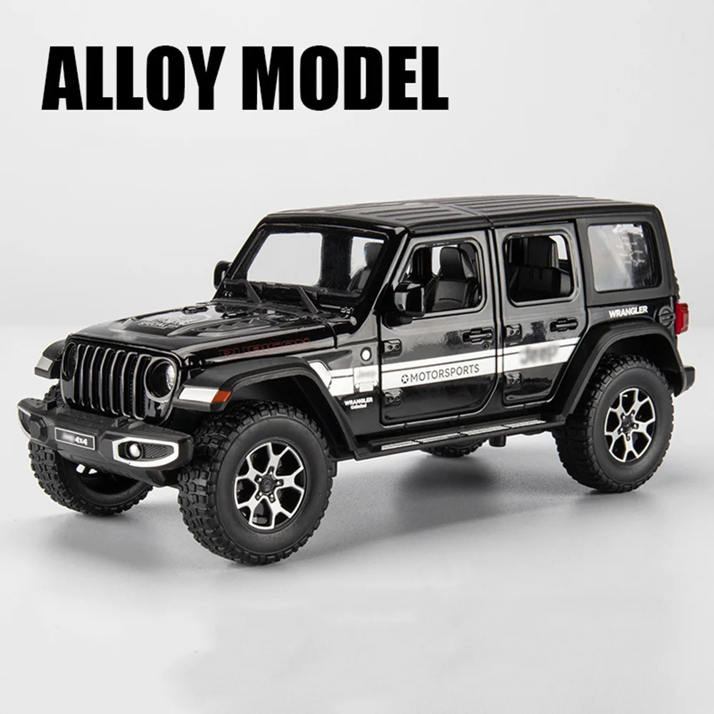 Wrangler G63 Alloy Diecast Off-Road Toy Car with Sound and Light Effects