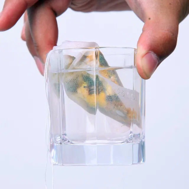 100 Db Eldobható Teazsák Szűrőzsákok Tea-Infúziós Húros Gyógyító Pecséttel, Élelmiszer-Minőségű Nem Szőtt Szövet Fűszerszűrők Teás Táskák - Image 4