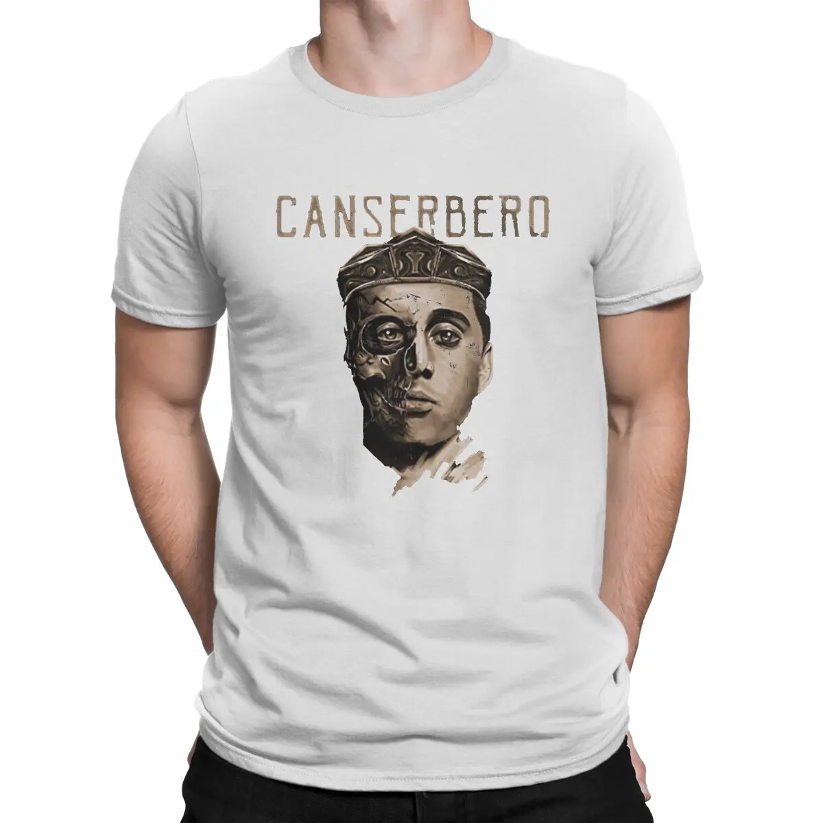 thumbnail image 1 of Camiseta de hip hop Tir José González Orama, camiseta de ocio Canserbero, artículos de verano para adultos, 1 of 7