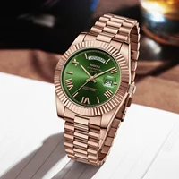 NIBOSI mode Quartz hommes montre haut de gamme montre-bracelet de luxe jour Date mis5 montre hommes étanche en acier mâle horloge Reloj Hombre 4