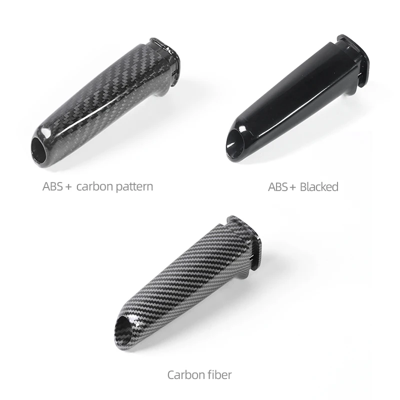 Hand Brake Cover For BMW E90 E60 F30 F34 E84 E92 F10 F20 F35 E70 F32 X1 X3 X5 Real Carbon Fiber/ABS Handbrake Trim Cover Car Interior Accessories hand brake cover car interior accessories