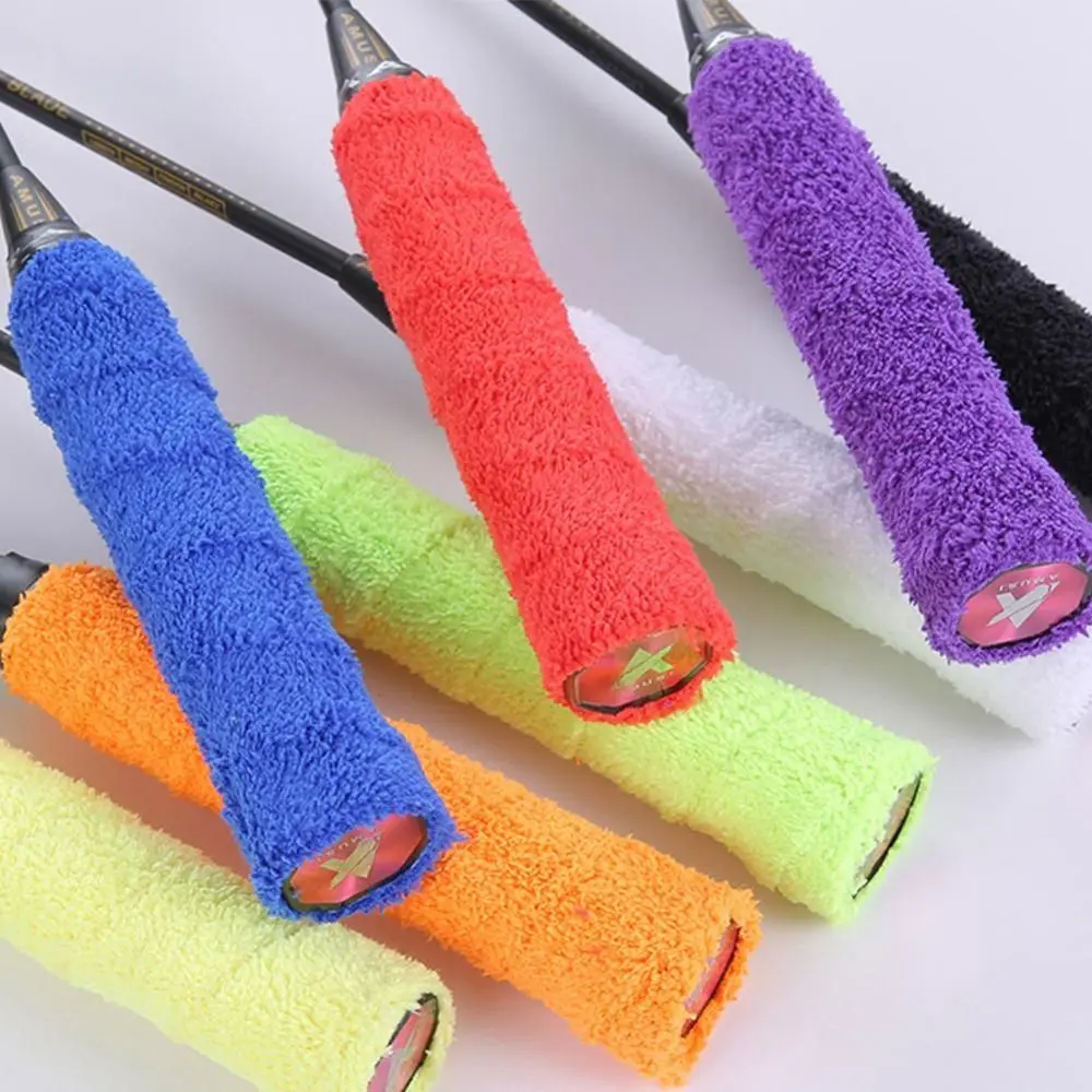 

Breathable Over Grip Sweatband Soft Sweat-absorbent Anti-slip Towel Badminton Grip Towel Anti-slip Sweat Band Grip Tape