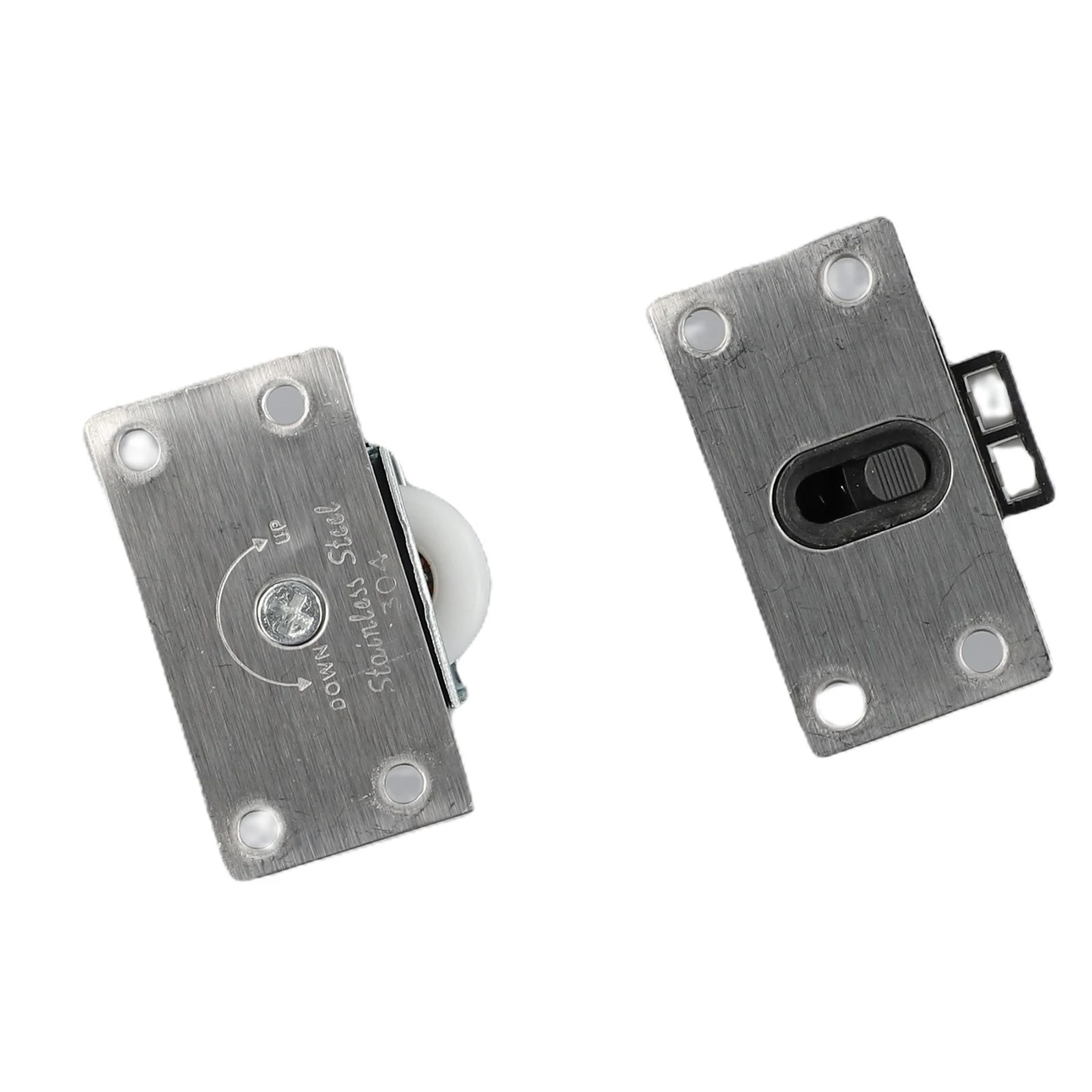 Description Picture 5 of itemCupboard Door Rollers Tools Hardware Home Household Indoor Part Sliding Stainless Steel Thick Hanging Wardrobe