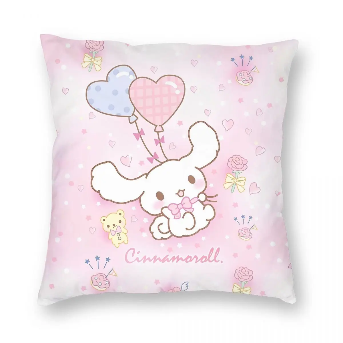 

Sanrio Cinnamoroll Cute Cartoon Pillowcase Printing Polyester Cushion Cover Decor Pillow Case Cover Living Room Wholesale 18''