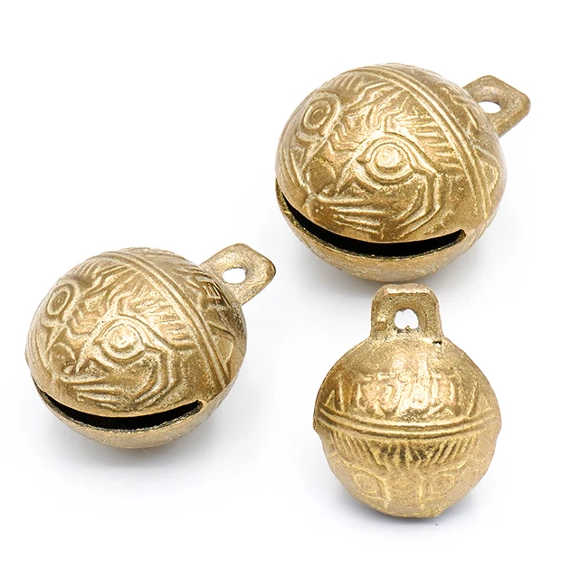 1Pc Sheep Pet Dog Copper Bells Animal Identification Feeding Device Farm Livestock Grazing Bells Pet Supplies 5