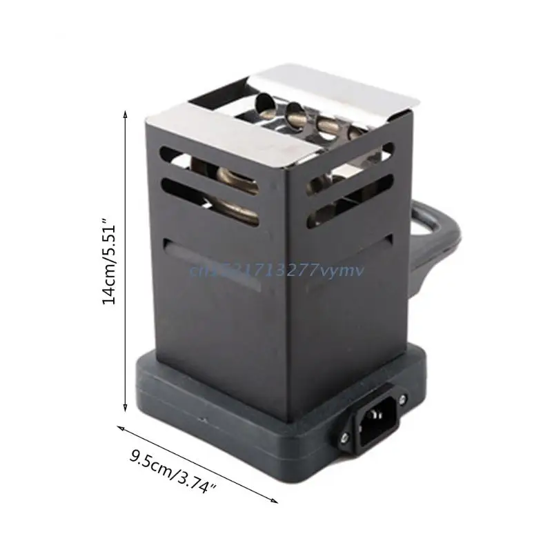 Black Charcoal Heater Charcoal Stove Hot Plate Coal Burner For Shisha Hookahs Chicha DIY Accessories EU Plug