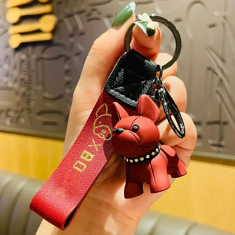 Louis Vuitton French Bulldog Keychain 