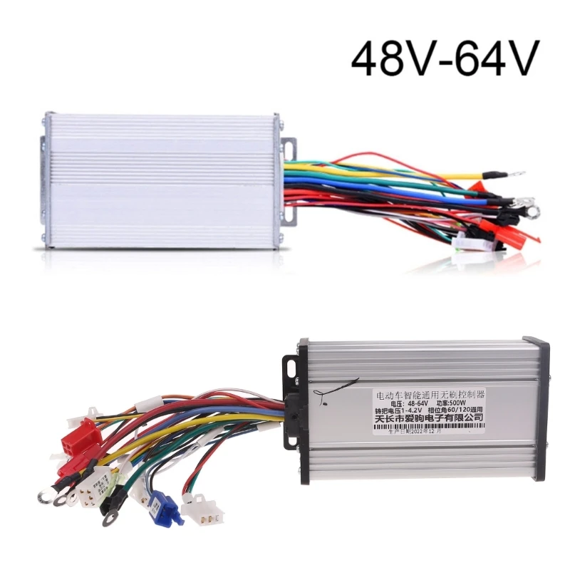 

48-64V 500W Brushless Electric Motor Speed Controller for E-Bike Go Kart Scooter