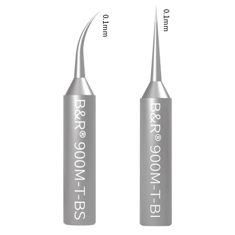 Soldering Iron Soldering Iron Tips Solder Iron Kit Precision Soldering Iron Tips 0.1mm Ultra Thin 900M-T-BI/BS Fly Line Welding Tip Solder Iron Sting High-speed Heat Transfer