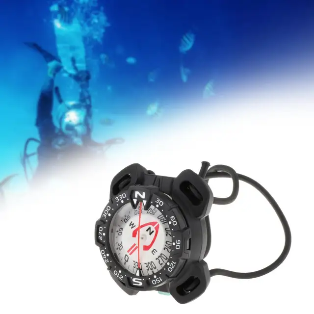 Boussole De Plongée Sous-Marine Étanché – Boussole Lumineuse Avec Fenêtre Latérale – Accessoire Plongée Fiable Et Précis