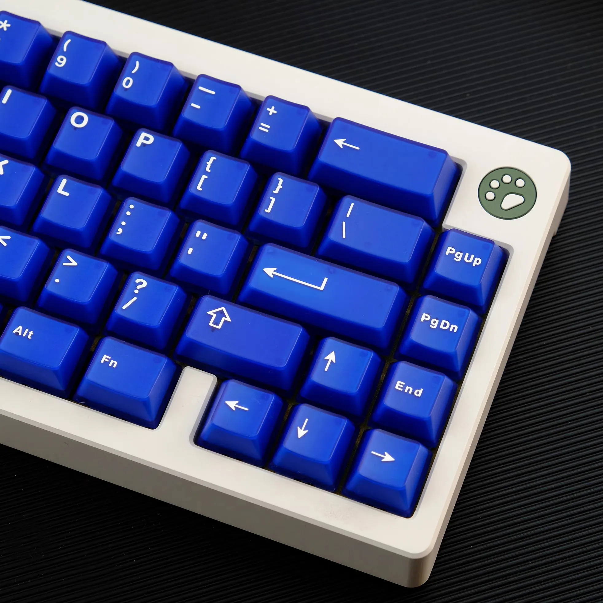 Aifei Neon Light Klein Blue Pyga Keycaps Abs Double Shot Key Caps Perfil de Cereja Keycap Semi Translúcido Conjunto 121 Chaves - Imagem 2