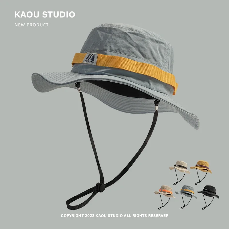 Sun Hats Fisherman Hat Bucket Hats for Men Women Outdoor Hiking Spring Summer Big Brim