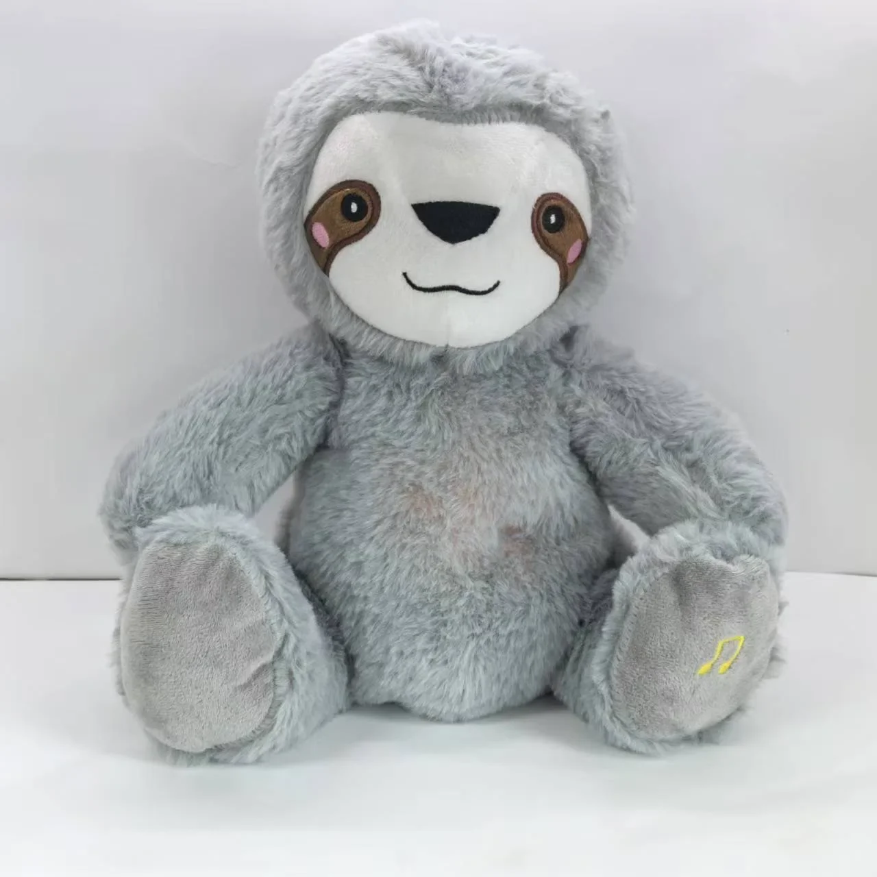 Baby Breath Baby Bear Soothes Otter Plush Toy Doll Toy Child Soothing Music Sleep Companion Sound And Light Doll Toy Gifts 2