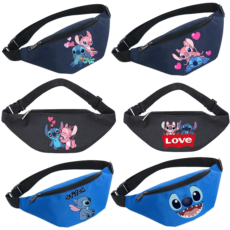Disney Belt Bag Children Girl Disney Stitch Waist Bag Hip Sack