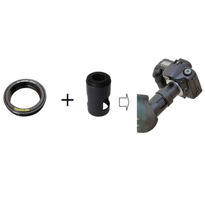 Visionking Tube And Conversion Ring For Canon DSLR Camera Adapter 30-90x90 Spotting Scope Photography Astronomical Telescope