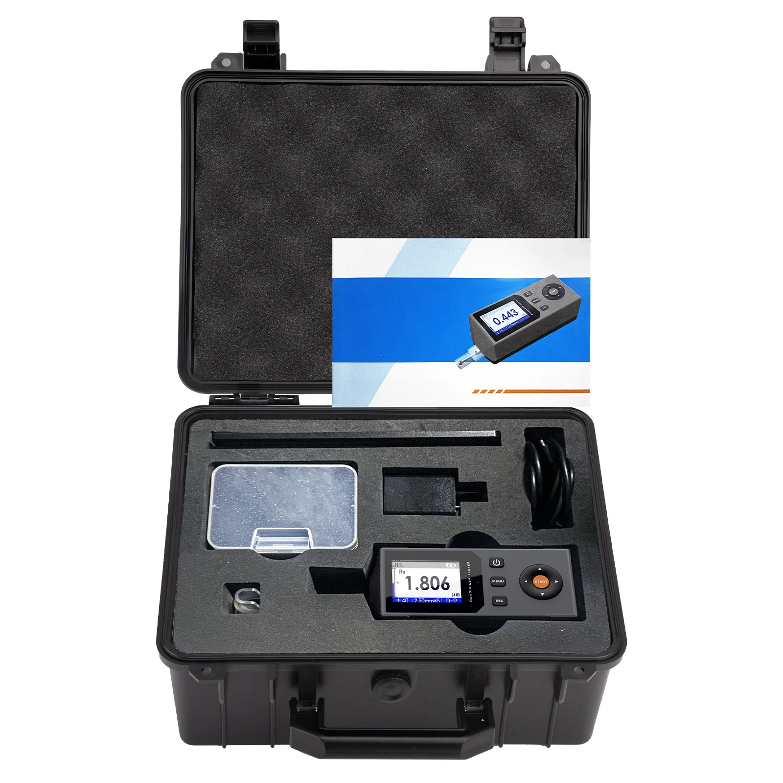 Roughness Meter Ra Rq Rv Rs Etc 12+ Parameters, Digital Surface Roughness Tester