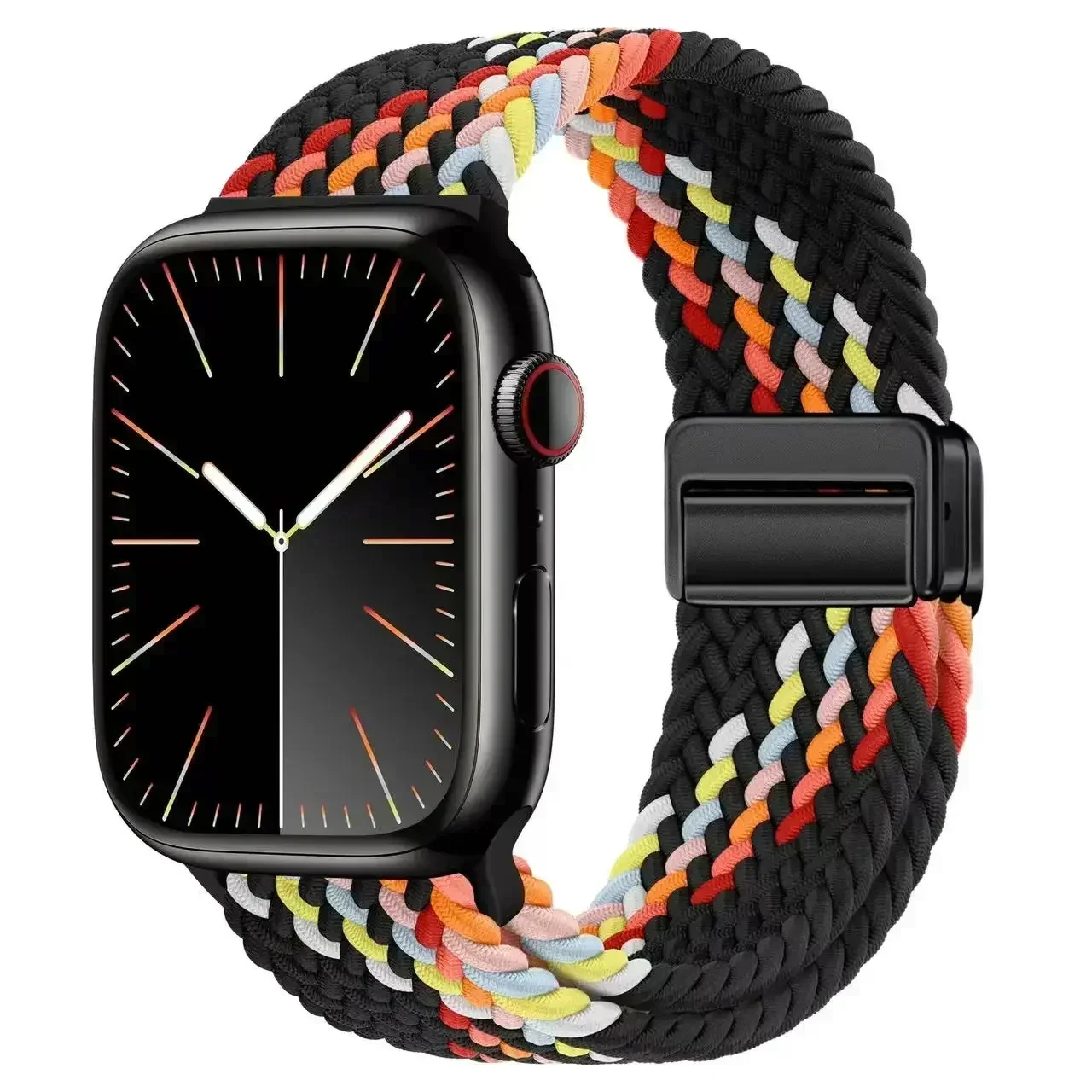 Braided Magnetic Buckle Nylon Strap