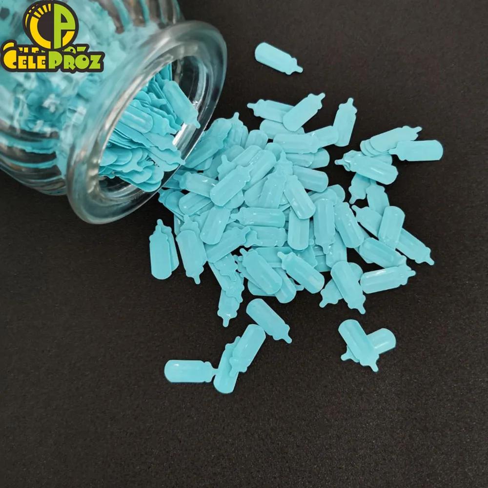 Baby Shower Table Confetti Sequins 15g It's A Boy Girl 1st Birthday Party Stroller Bottle Angel Baptism Gender Reveal Decoration party decorations,paper confetti