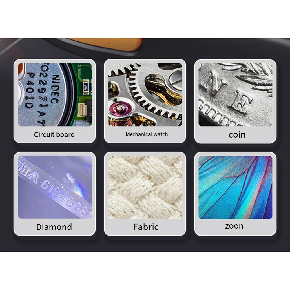 Digital Handheld Microscope 1080P 500X Video Microscope Magnifying Glass 8LED For Electronics Coins Jewelry Watch Repair Part digital microscope handheld microscope mini microscope pocket microscope