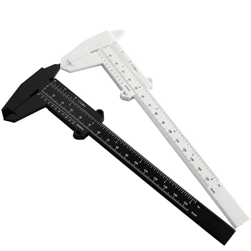 

1PC Plastic Makeup Eyebrow 150 MM Calipers Gauge Micrometer Measuring Tools Tattoo Microblading Ruler