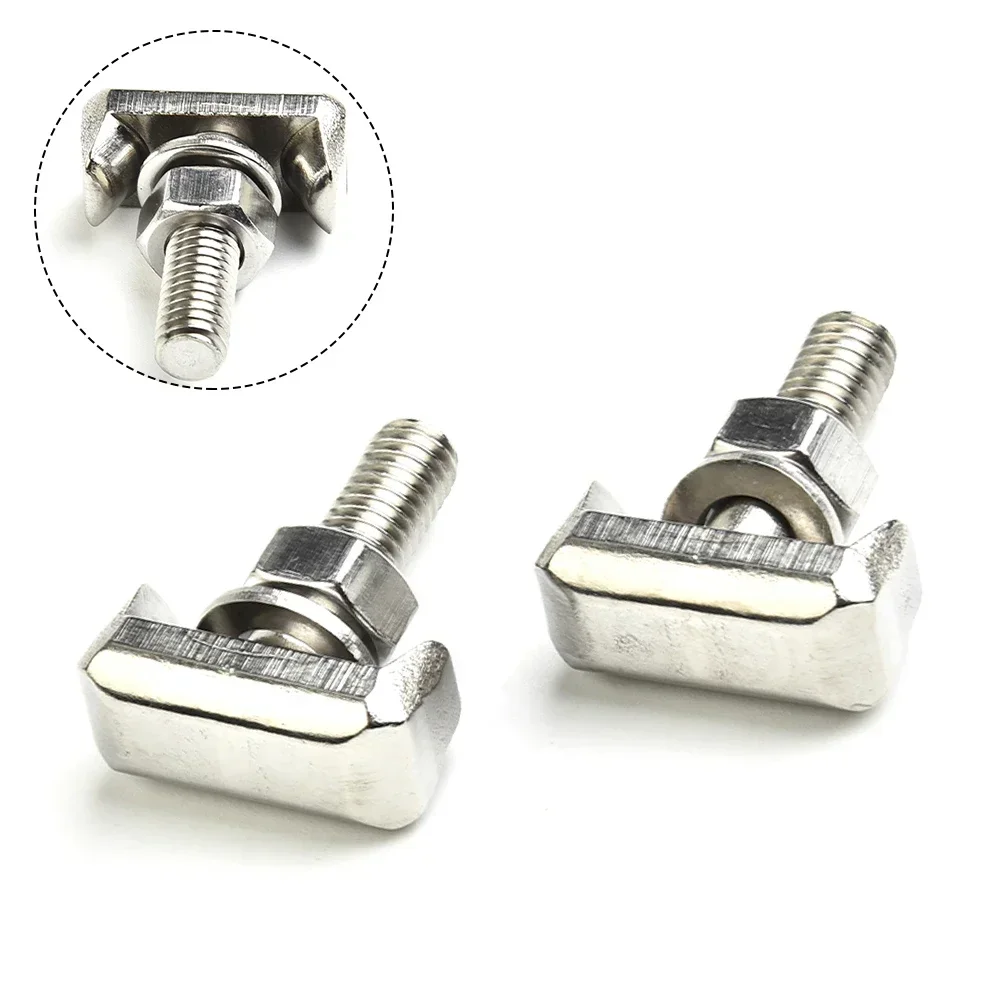 Kit De 4 Terminales De Batería En T - Acero Inoxidable, Para