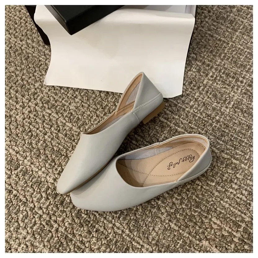 Tacco Basso Scarpe Basse Scarpe Eleganti Mezza Stagione Scarpe