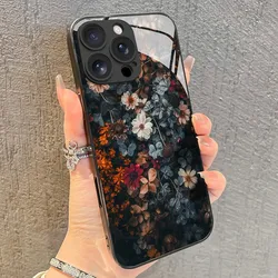 Vintage Floral Glass Phone Case - Retro Design - Samsung A05 4G (PBL - 325PBL251028301)