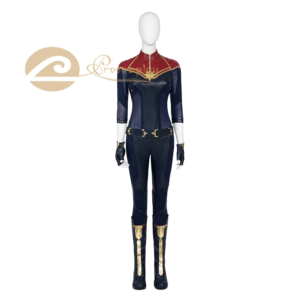 

Movie Season 2 Carol Danvers Cosplay Costume Battle Suit Women Role Play Outfit C08659