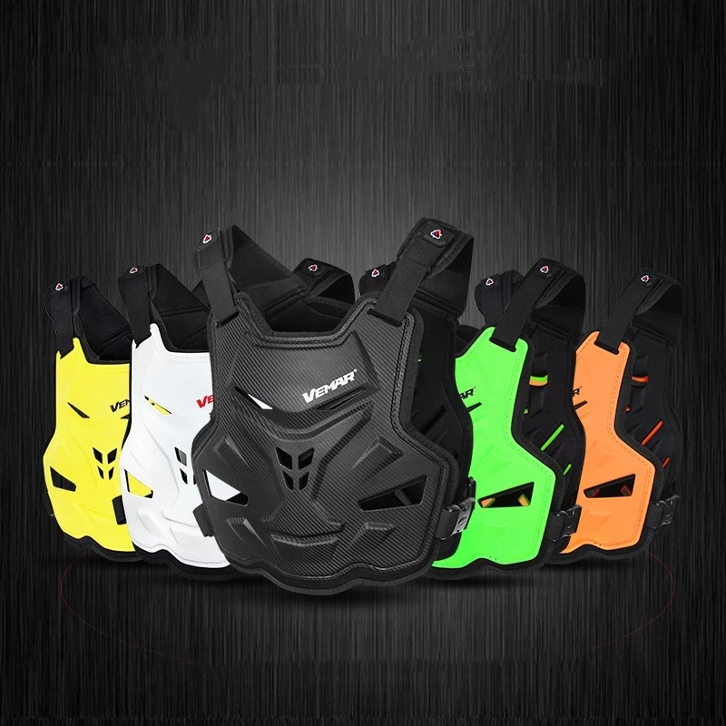 Vemar Motorcycle Body Armor Vest Motorcycle Jacket Moto Motocross Vest Off-Road Dirt Bike Protective Gear Back Chest Protector