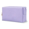 Small Personalized Initial Letter Makeup Bag Cute Waterproof PU Leather Cosmetic Bag Preppy Makeup Pouch Toiletry Zipper 2