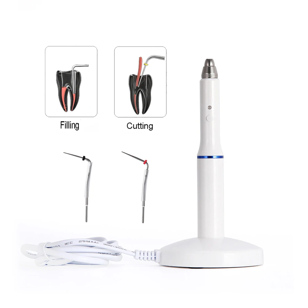 

Dental Gutta Percha Obturation System Endo Heated Pen With 2 Tips Hot Melt Filling Dentist Lab equipments
