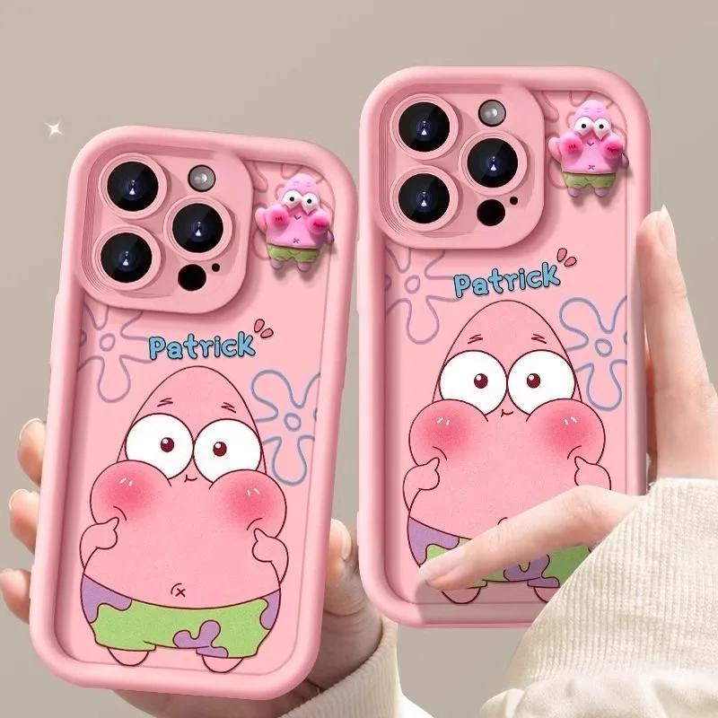 Cute 3D Patrick Star Multistep Phone Case
